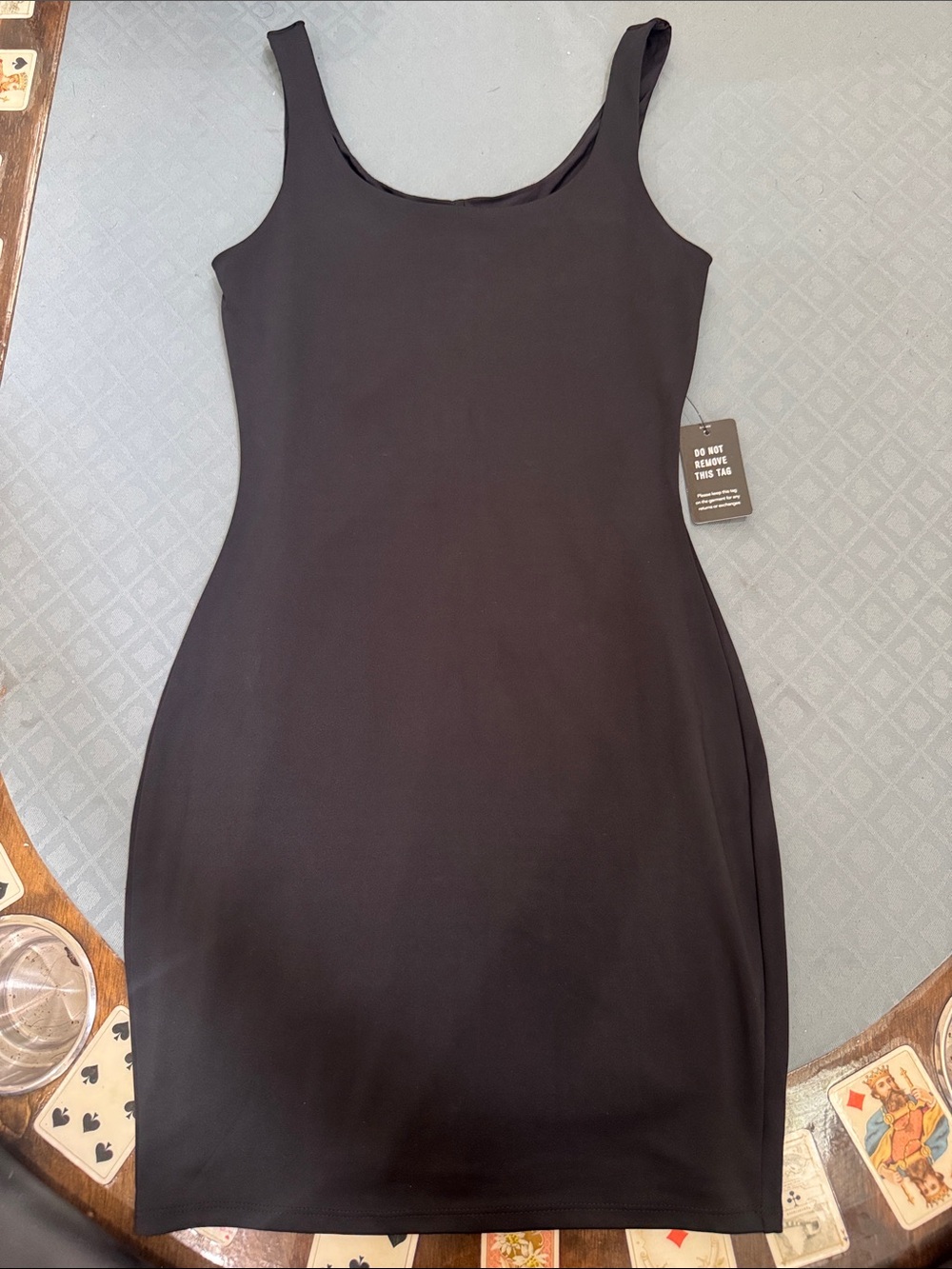 Express Black Tank Bodycon Dress